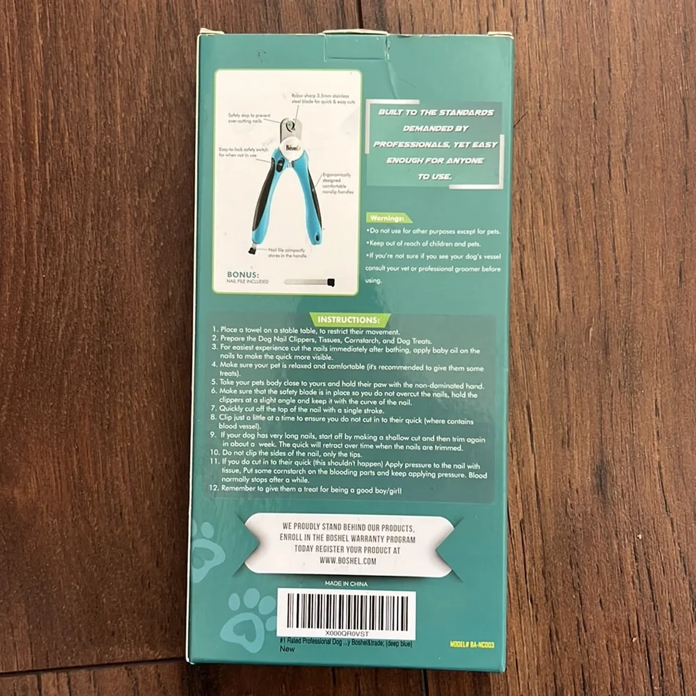 Pet nail clippers